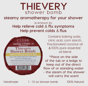 Thievery Shower Bomb by Rinse Bath and Body