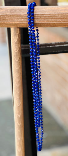 Royal Blue Wrap Necklace