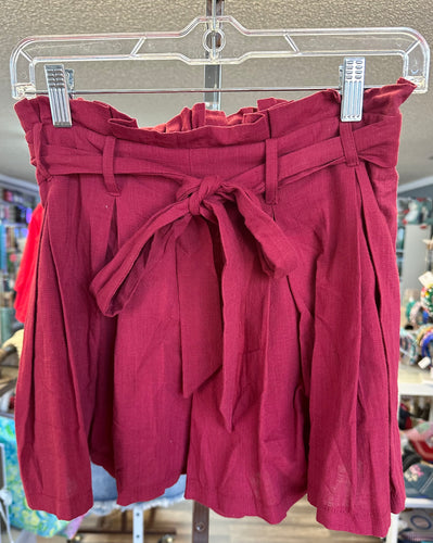 Burgundy Shorts