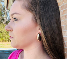 Load image into Gallery viewer, Chunky Half Hoop Earrings