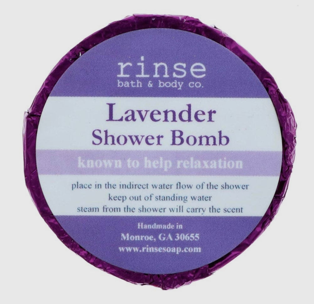 Lavender Shower Bomb by Rinse Bath and Body