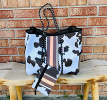 Load image into Gallery viewer, Animal Print Neoprene Tote