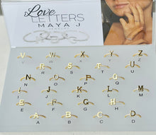 Load image into Gallery viewer, Love Letters Initial Ring