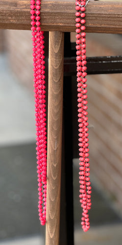 Coral Wrap Necklace