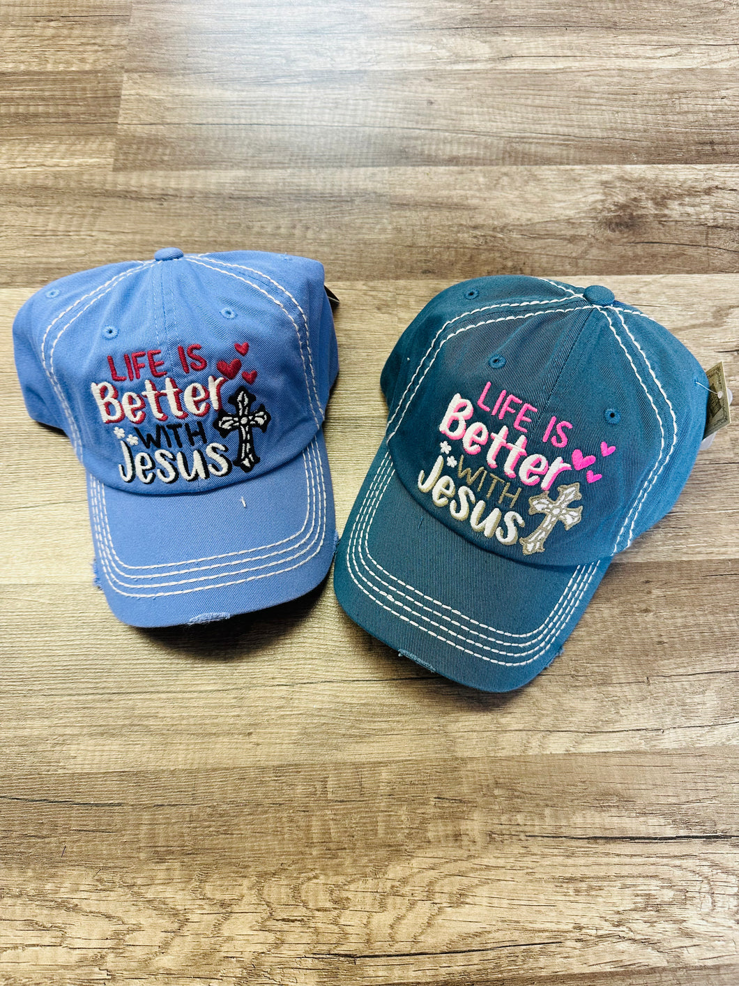 Life is Better with Jesus ballcap