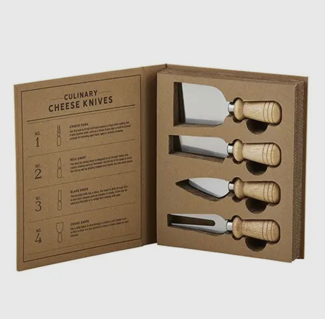 Culinary Cheese Knives Gift Set