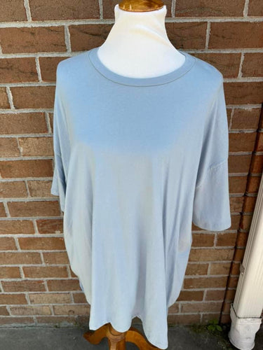 Light Blue Oversize Boyfriend Top