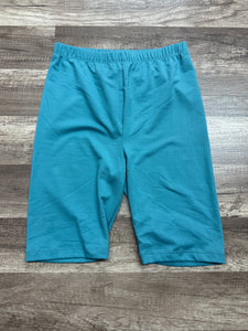 Dusty Teal Biker Shorts