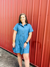 Load image into Gallery viewer, Casual Denim Dress