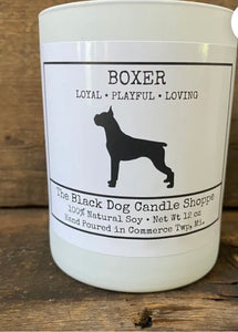 Boxer Candle