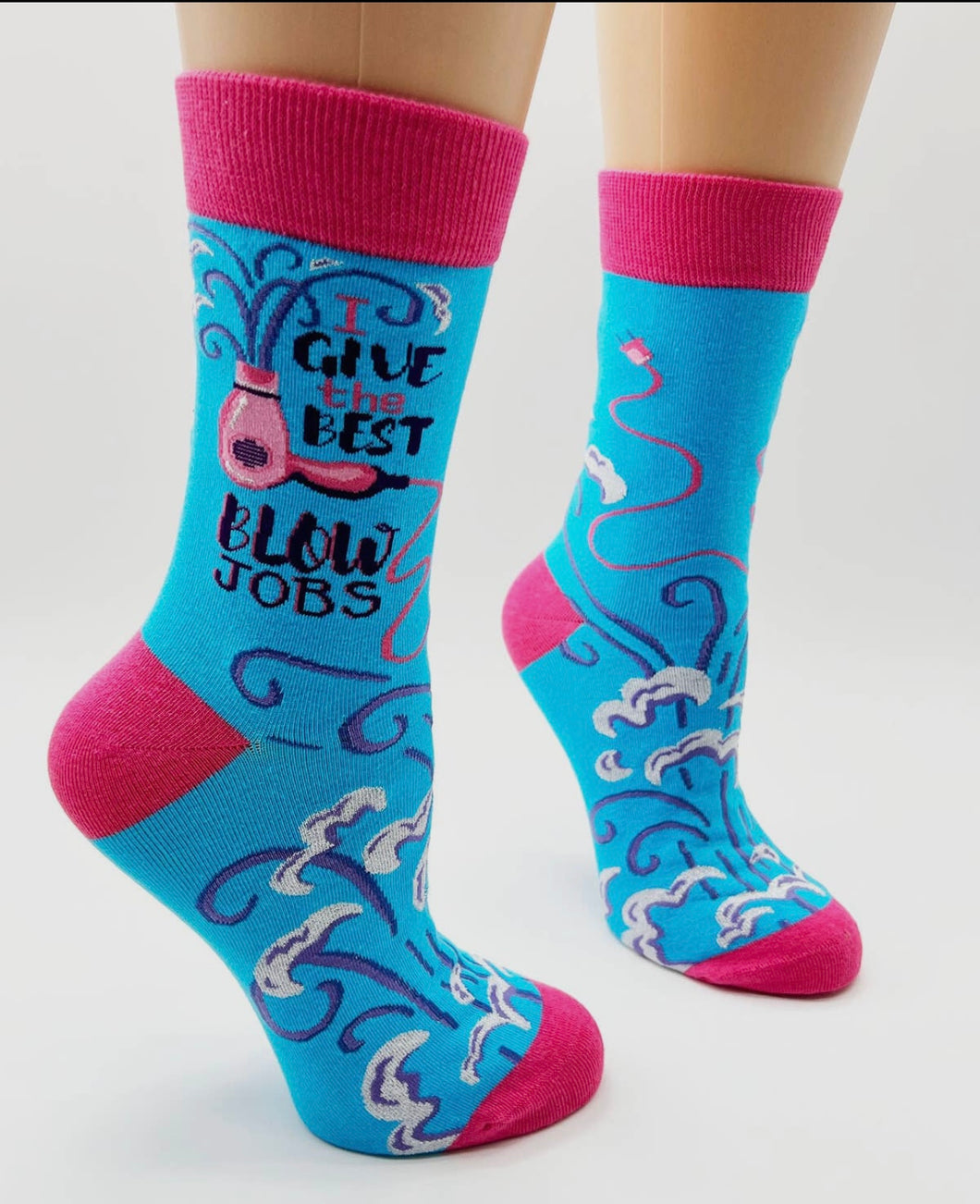 I Give The Best Blow Jobs Hairdresser Socks by Fabdaz
