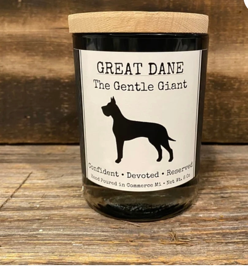 Great Dane Candle