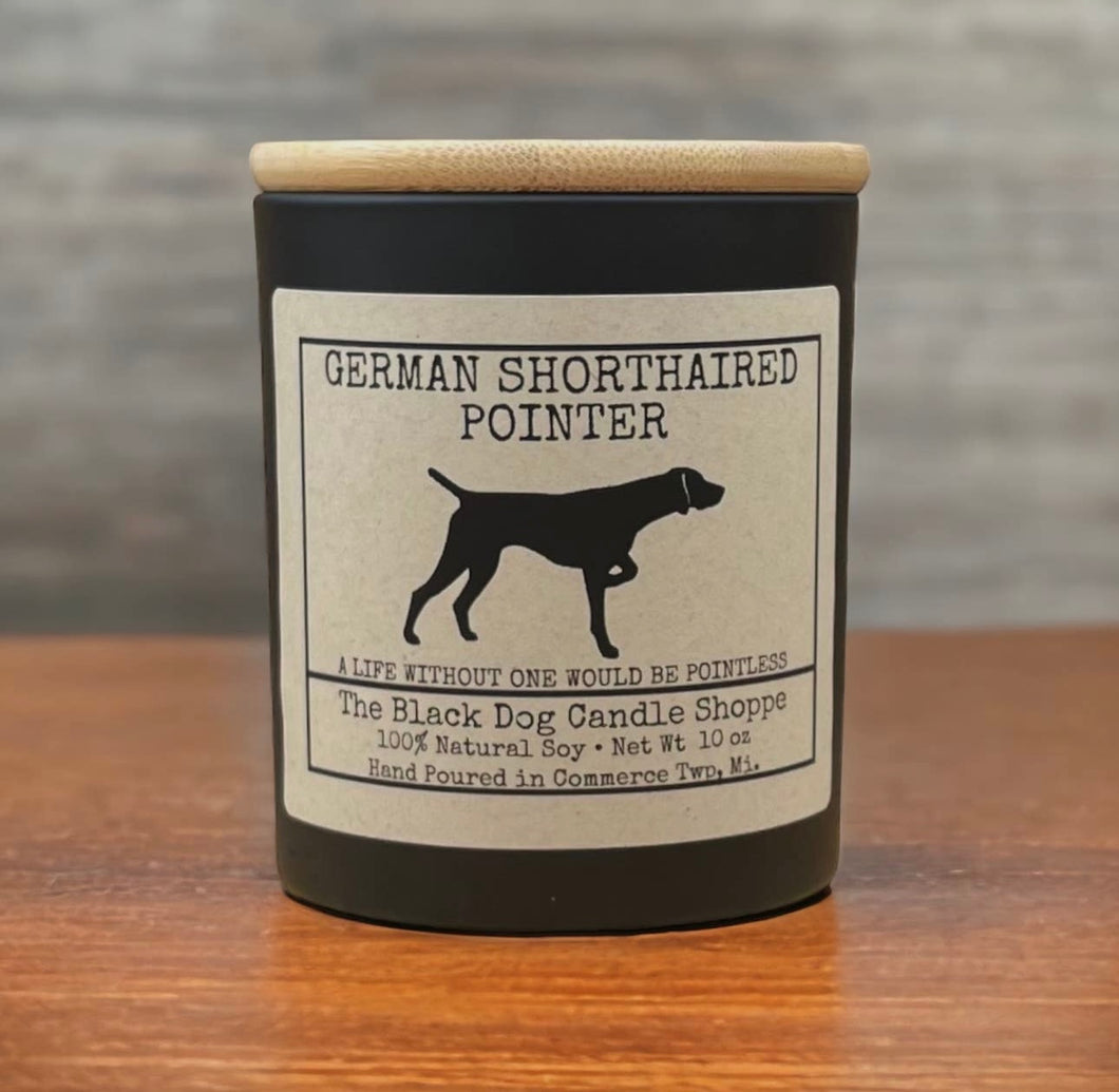 German Shorthaired Pointer Candle