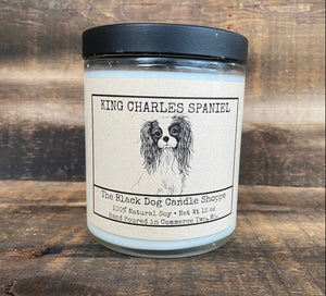 King Charles Spaniel Candle
