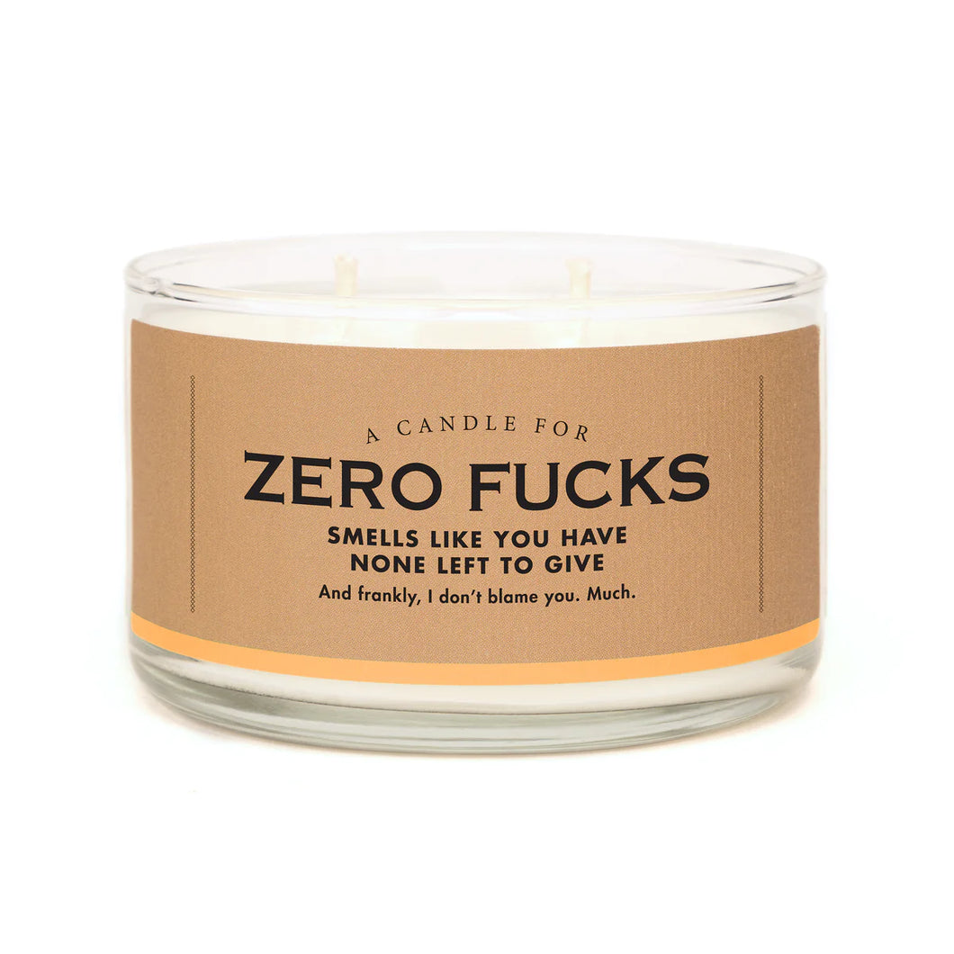 A Candle for Zero F**ks