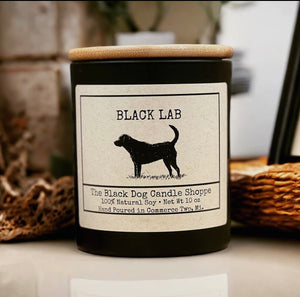Black Lab Candle