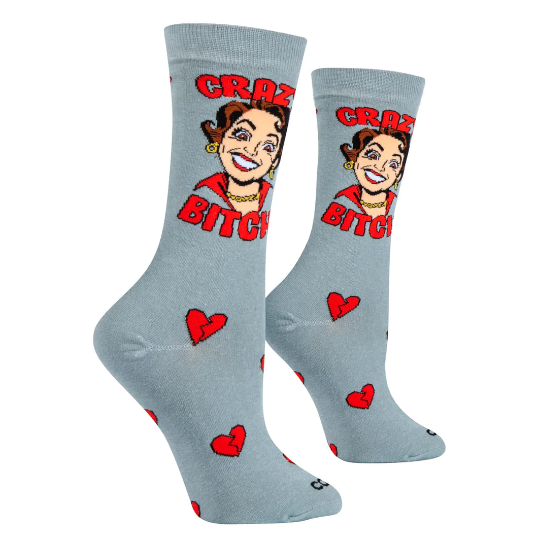 Crazy B**ch Socks by Odd Socks - Southern Fashionista Boutique 