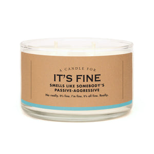 It’s Fine Candle by Whiskey River