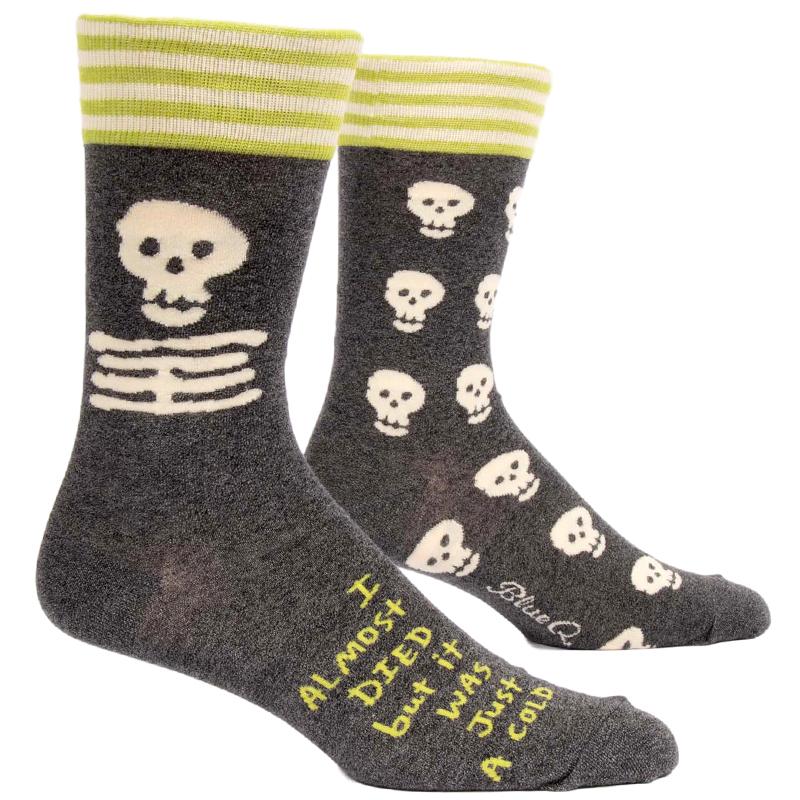 I almost Died but it was just a cold Men’s Socks - Southern Fashionista Boutique 