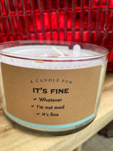 Load image into Gallery viewer, It’s Fine Candle by Whiskey River