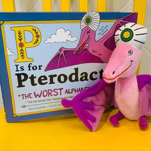P is for Pterodactyl Book and Plush - Southern Fashionista Boutique 