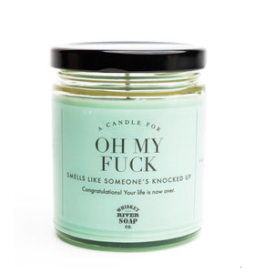 Oh My F*** Candle Whiskey River Candle Co. - Southern Fashionista Boutique 